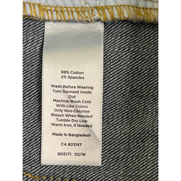 Talbots Simply Flattering 5-pocket Boyfriend Dark wash blue jeans, size 14 - Picture 12 of 12